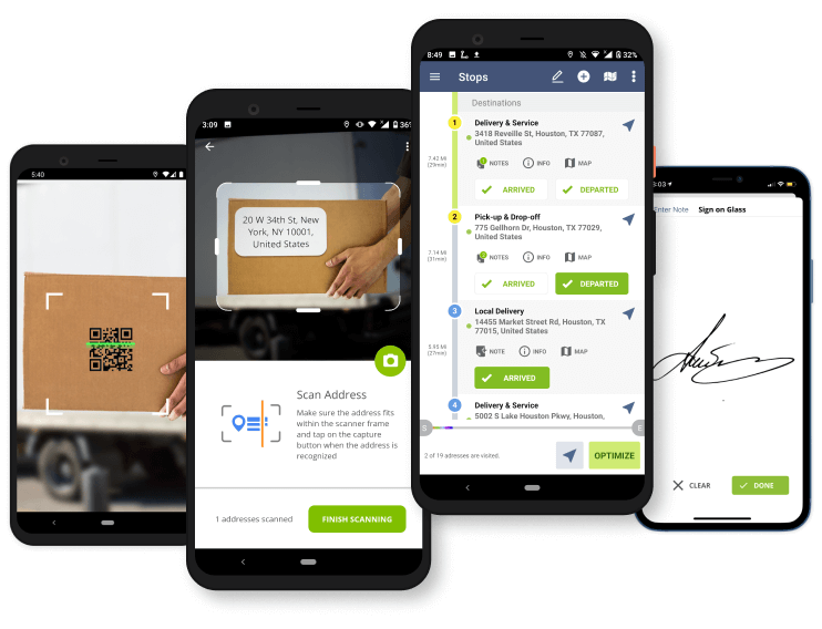 Field service sales software and field marketing for last mile route optimization