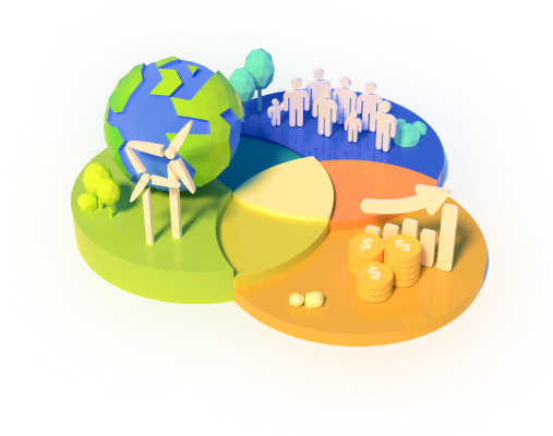 La compagnie de technologie écologique Route4me utilise l'approche Triple P Bottomline pour les afaires. La population, la planète et le profit maintiennent une balance harmonieuse entre eux.